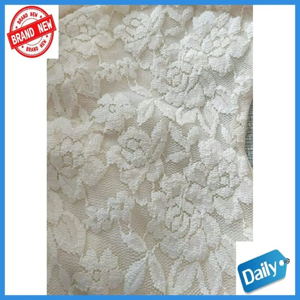 Girls Lace Flower Girl Dress 3/4 Sleeve Special Occasion Gown